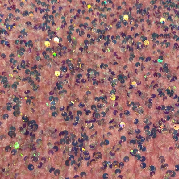 NWOT Lucy in the Sky bodycon sequin mini dress with adjustable straps in Medium - Picture 8 of 8